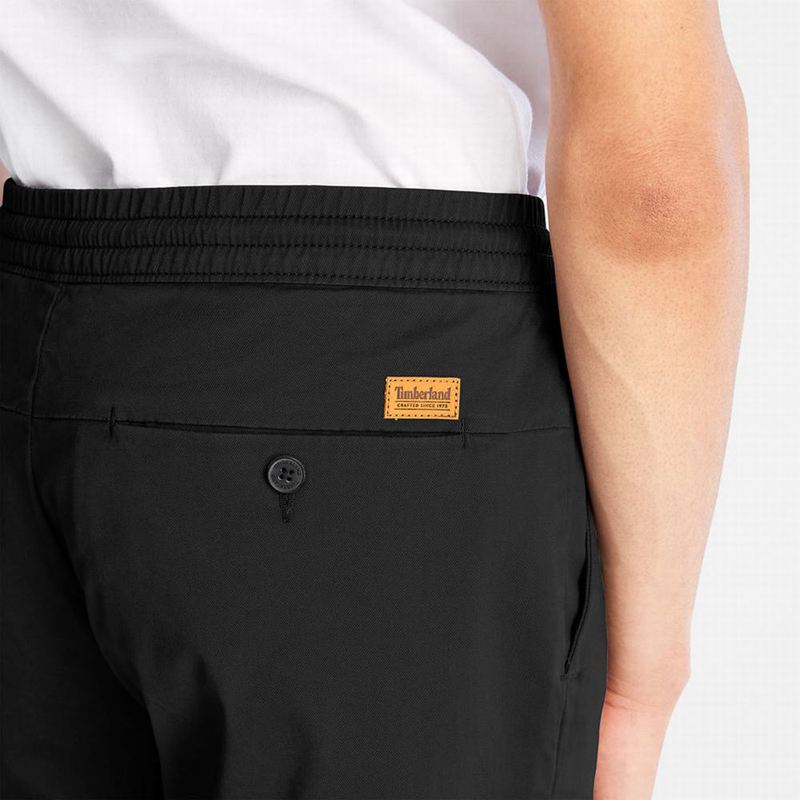 Timberland Lovell Lake Stretch Tracksuit Bottoms Hlače Crne | 43621608