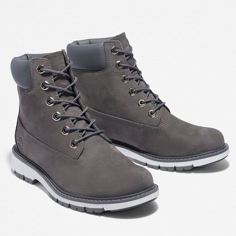 Timberland Lucia Way 6 Inch Čizme Sive | 18580735