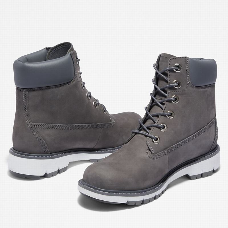 Timberland Lucia Way 6 Inch Čizme Sive | 18580735