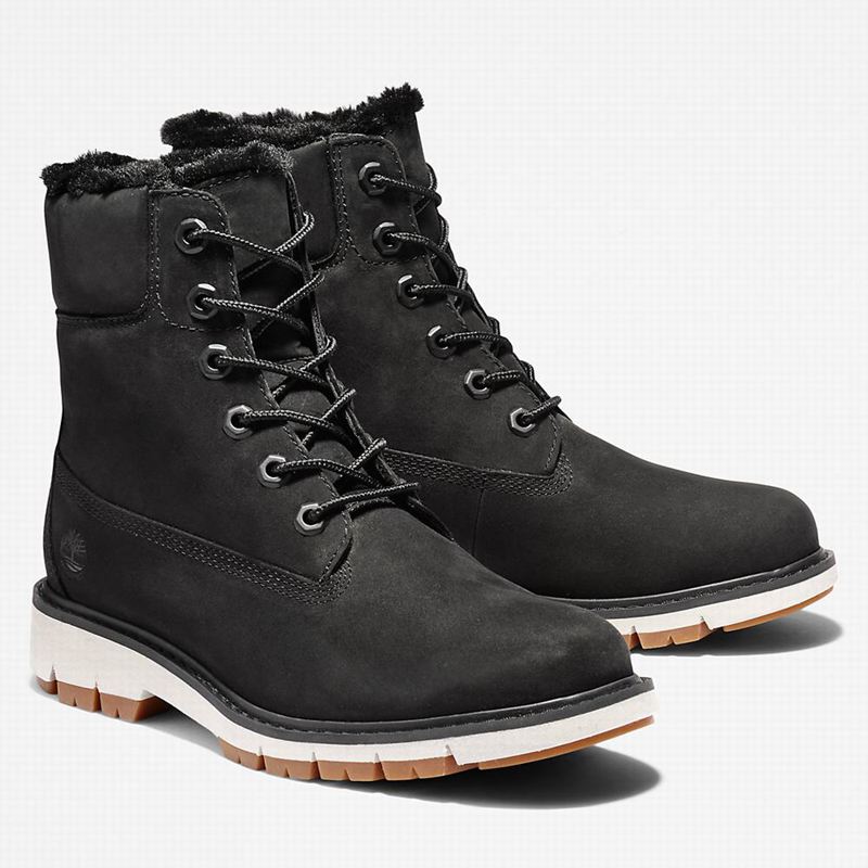 Timberland Lucia Way Lined Čizme Crne | 15834689