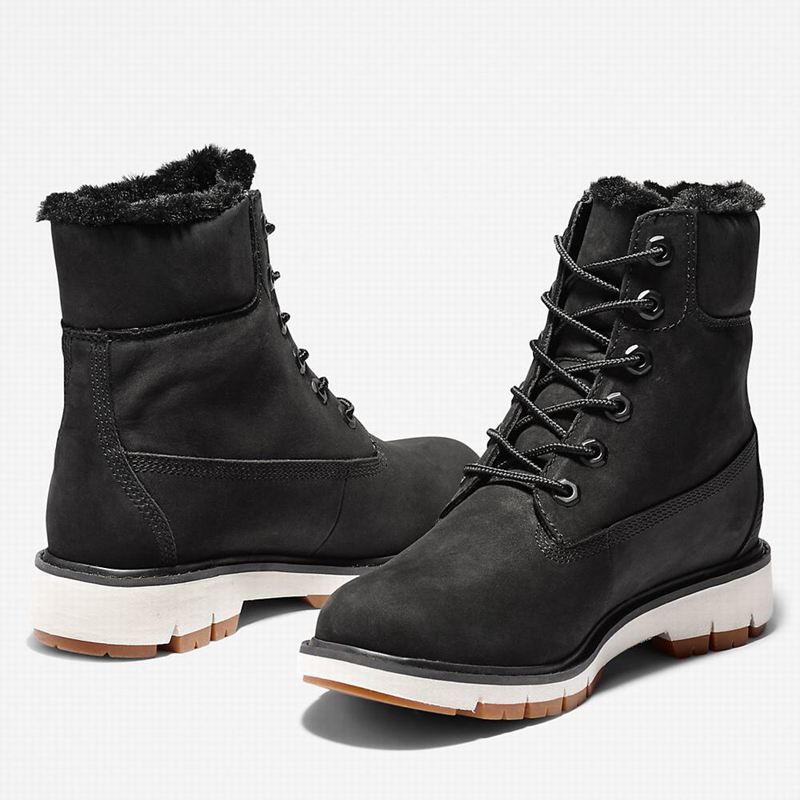 Timberland Lucia Way Lined Čizme Crne | 15834689