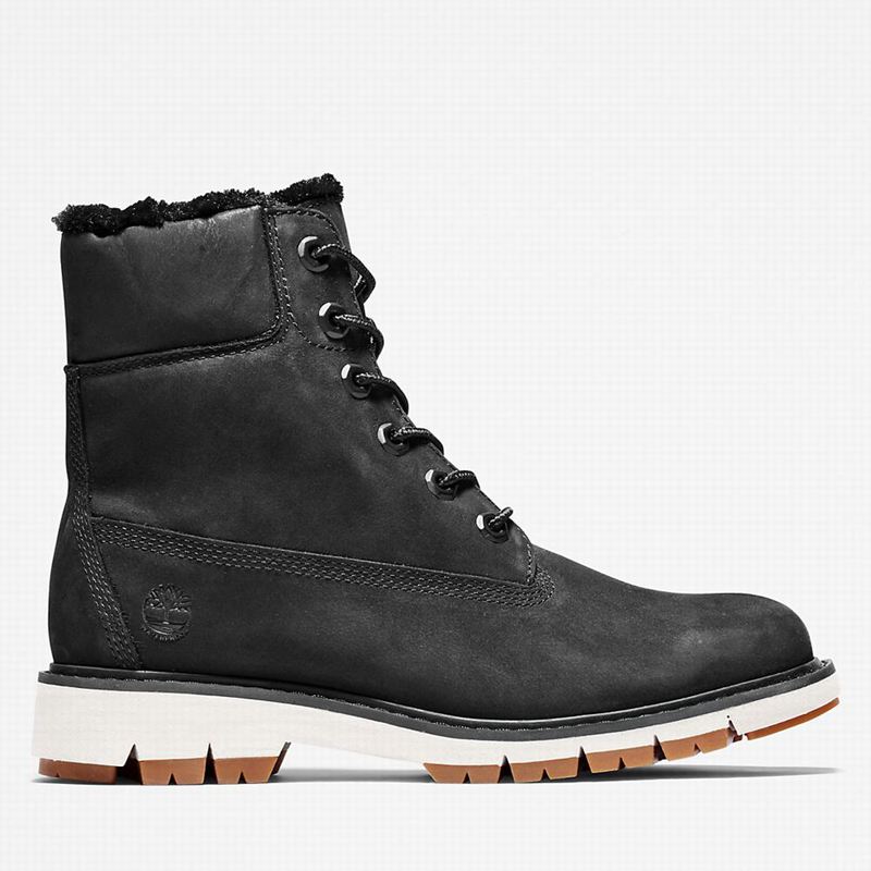 Timberland Lucia Way Lined Čizme Crne | 15834689