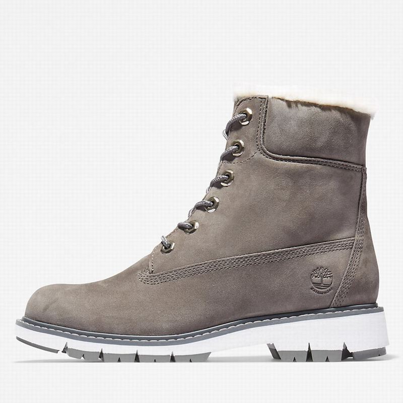 Timberland Lucia Way Lined Čizme Sive | 46472069