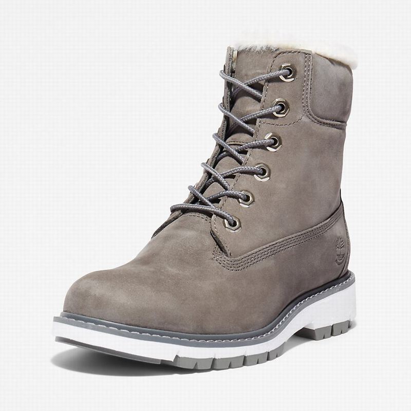 Timberland Lucia Way Lined Čizme Sive | 46472069