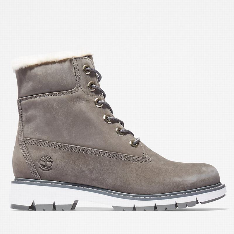 Timberland Lucia Way Lined Čizme Sive | 46472069