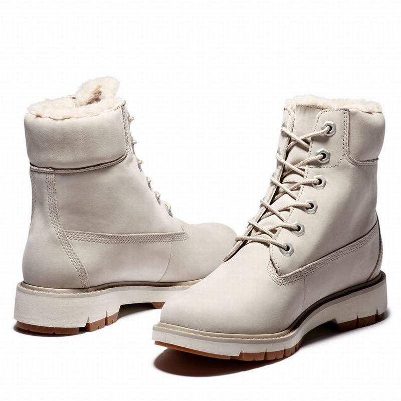 Timberland Lucia Way Lined Čizme Sive | 56022767