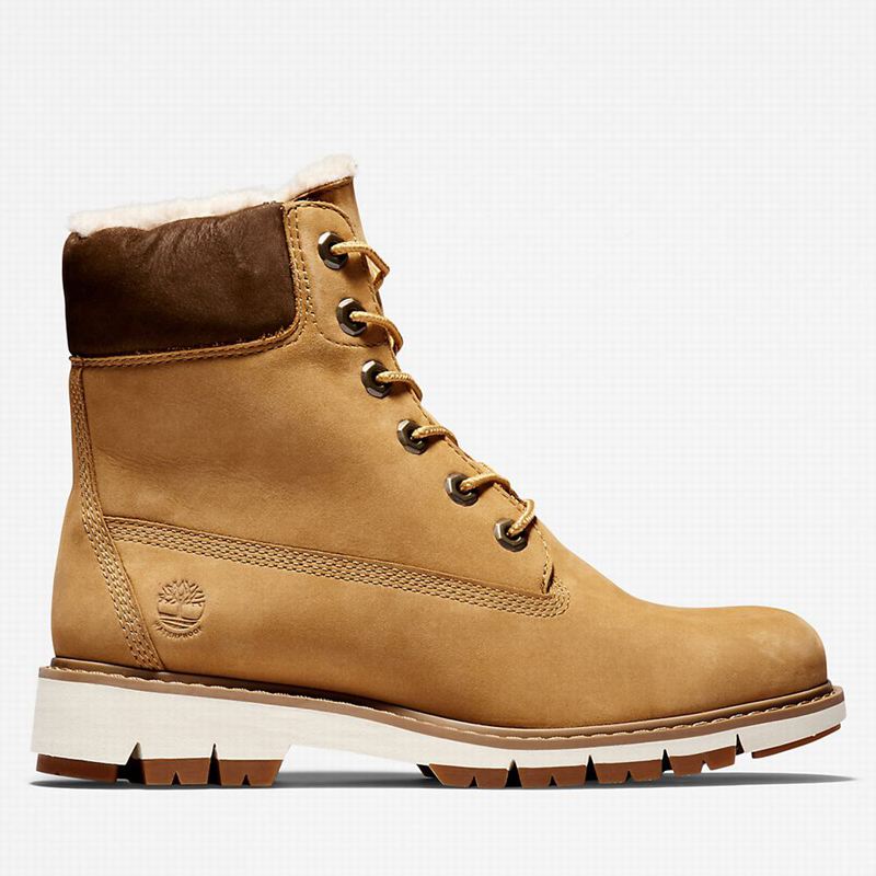 Timberland Lucia Way Lined Čizme Žute | 70966696