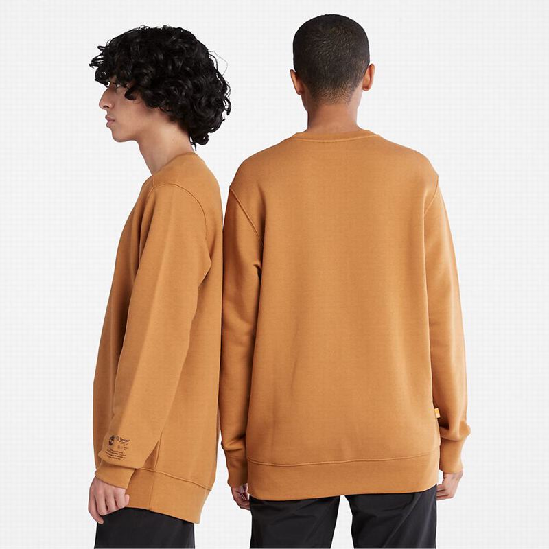Timberland Luxe Comfort Essentials Raglan Refibra Dukserice Smeđe | 41736667