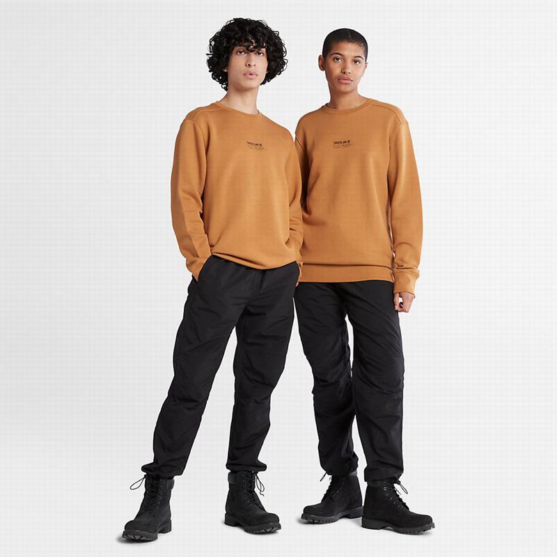 Timberland Luxe Comfort Essentials Raglan Refibra Dukserice Smeđe | 41736667