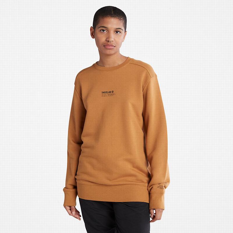 Timberland Luxe Comfort Essentials Raglan Refibra Dukserice Smeđe | 41736667