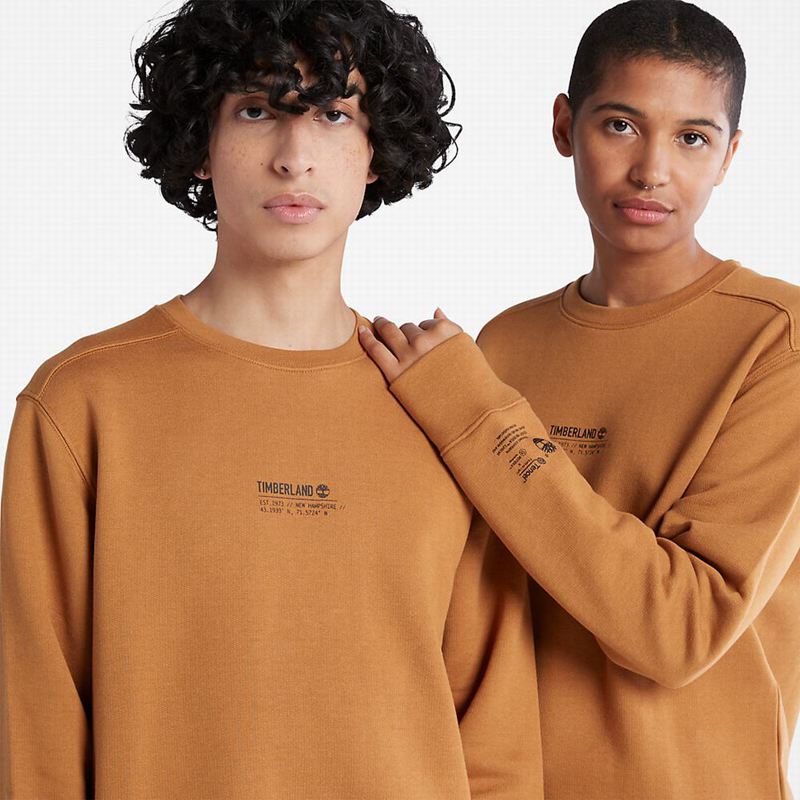 Timberland Luxe Comfort Essentials Raglan Refibra Dukserice Smeđe | 41736667