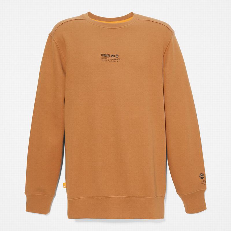 Timberland Luxe Comfort Essentials Raglan Refibra Dukserice Smeđe | 41736667