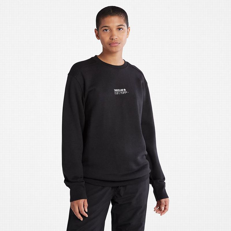 Timberland Luxe Comfort Essentials Raglan Refibra Dukserice Crne | 56091803