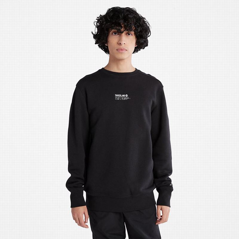 Timberland Luxe Comfort Essentials Raglan Refibra Dukserice Crne | 56091803