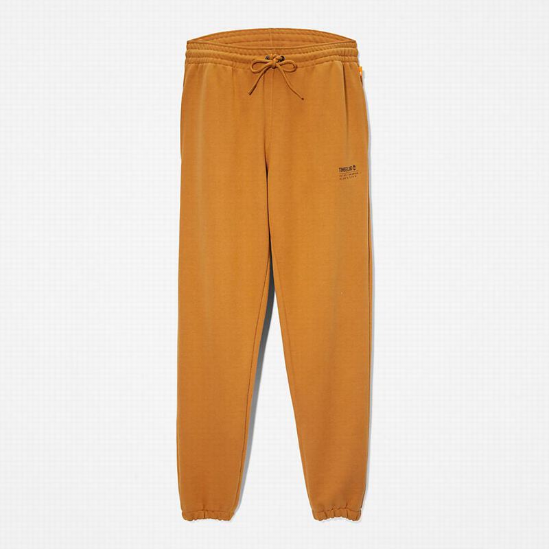 Timberland Luxe Comfort Essentials Refibra Tracksuit Bottoms Jogger Hlače Žute | 87120365