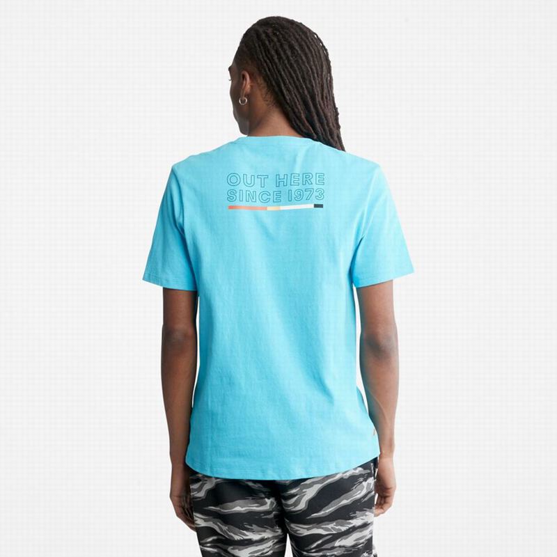 Timberland Luxe Comfort Essentials Tencelx Refibra Majice Plave | 59634152