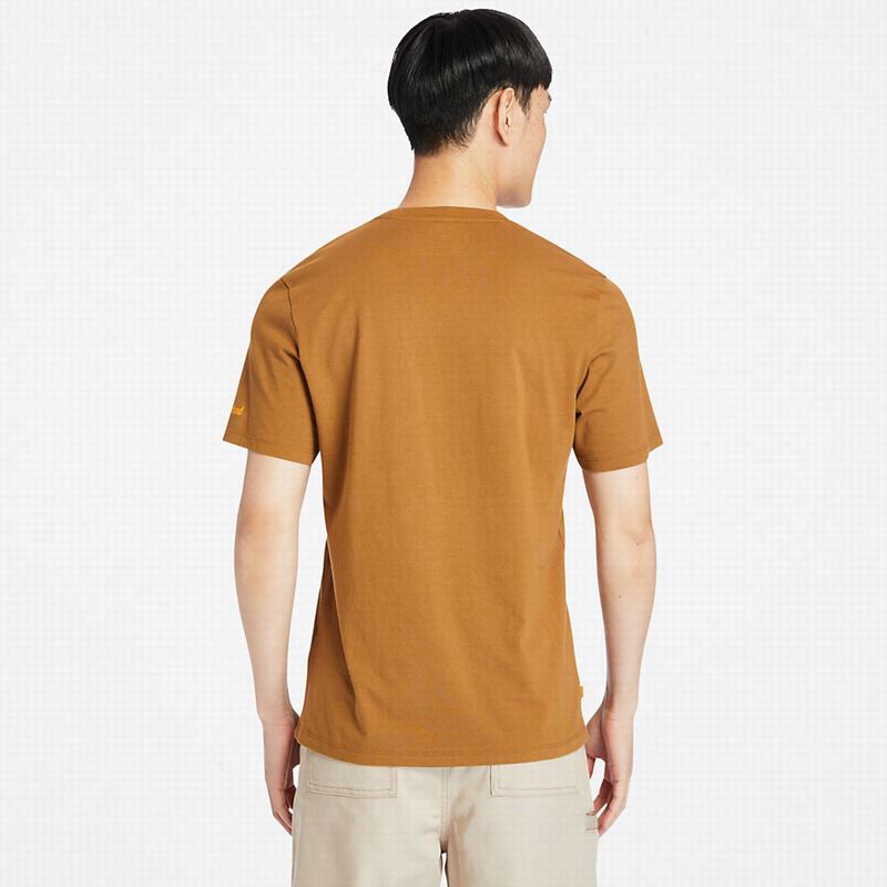 Timberland Luxe Comfort Essentials Tencelx Refibra Majice Smeđe | 87266733