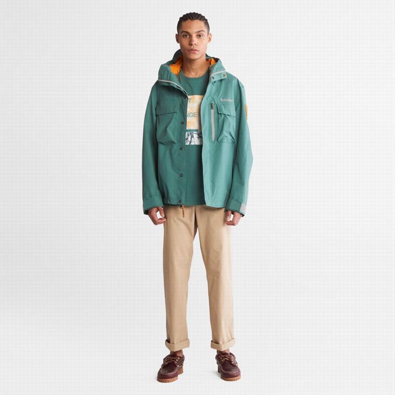 Timberland Luxe Comfort Essentials Tencelx Refibra Majice Maslinasto Zelene | 91330361