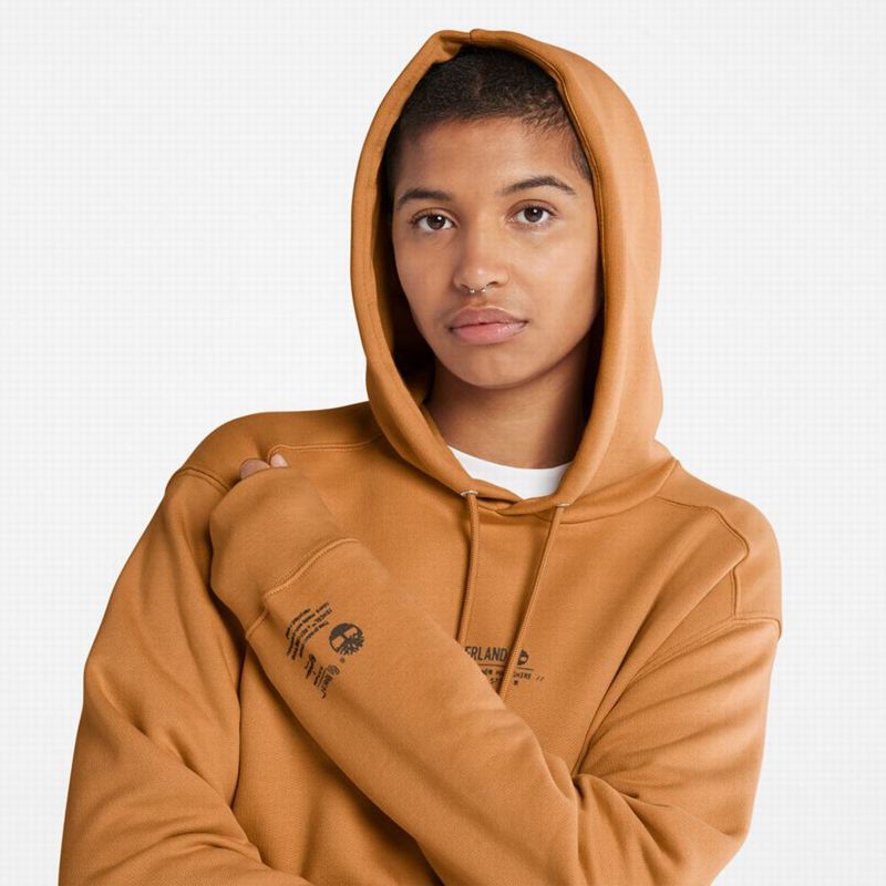 Timberland Luxe Comfort Majica S Kapuljačom Smeđe | 34650297