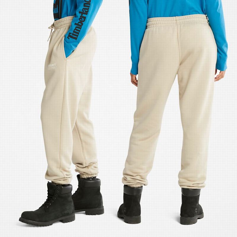 Timberland Luxe Comfort Swea Jogger Hlače Bijele | 86208549