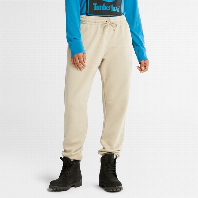 Timberland Luxe Comfort Swea Jogger Hlače Bijele | 86208549