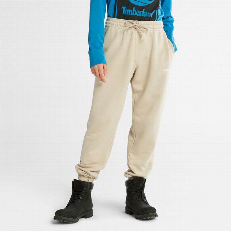 Timberland Luxe Comfort Swea Jogger Hlače Bijele | 86208549