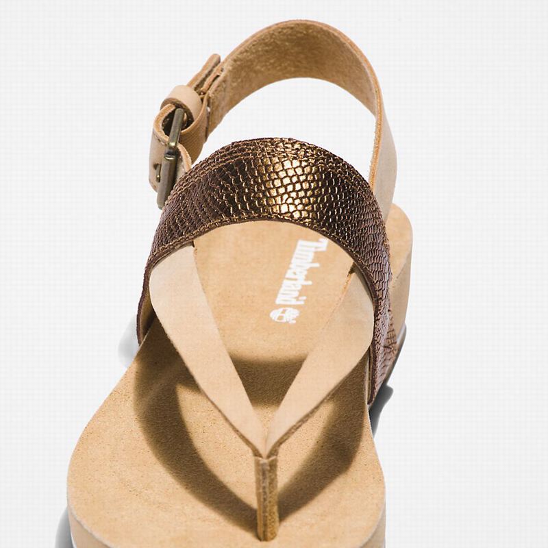 Timberland Malibu Beach Flip-Flop Sandale Bež | 89026432