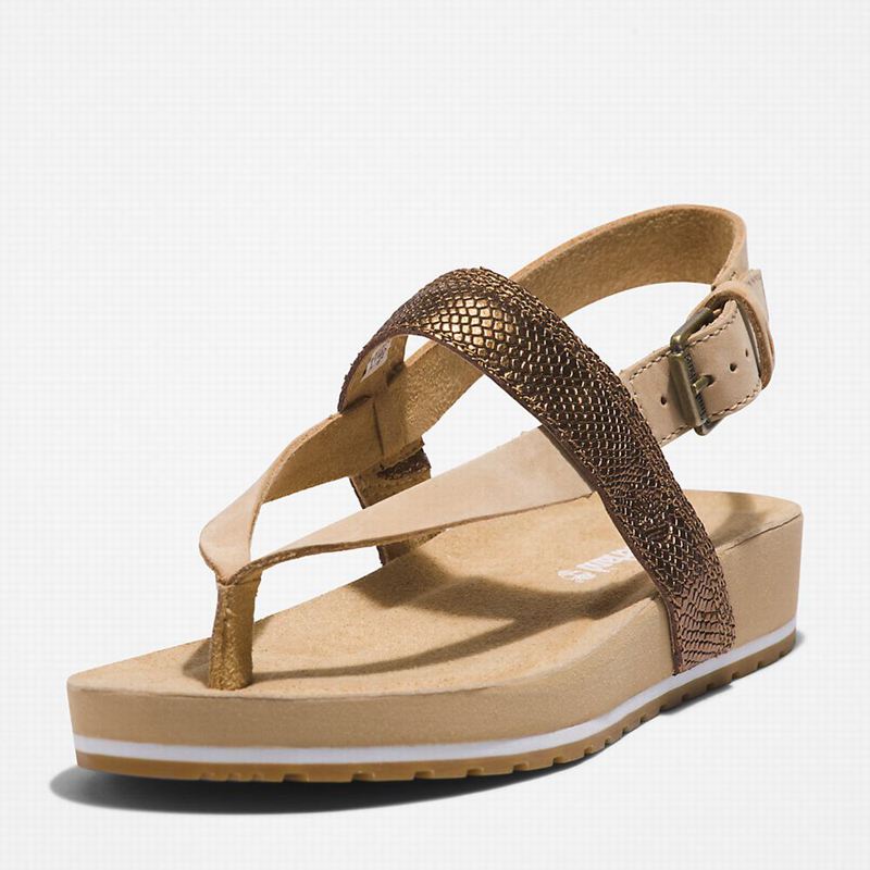 Timberland Malibu Beach Flip-Flop Sandale Bež | 89026432