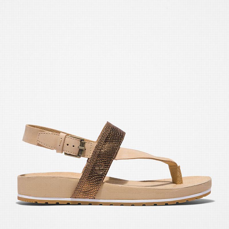 Timberland Malibu Beach Flip-Flop Sandale Bež | 89026432