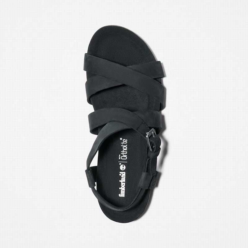 Timberland Malibu Waves Ankle Strap Sandale Crne | 8519520