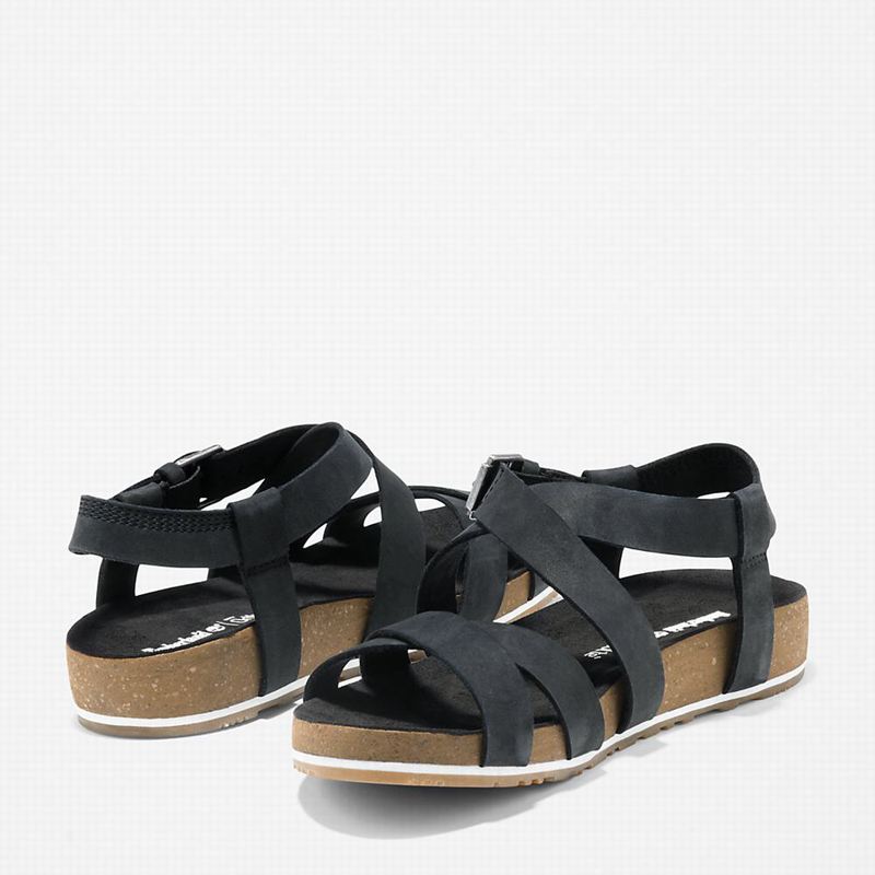 Timberland Malibu Waves Ankle Strap Sandale Crne | 8519520