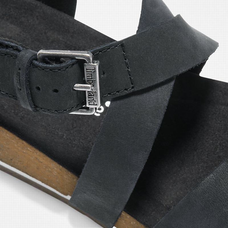 Timberland Malibu Waves Ankle Strap Sandale Crne | 8519520
