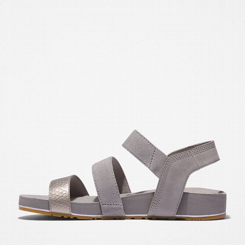 Timberland Malibu Waves Ankle-strap Sandale Sive | 40446279