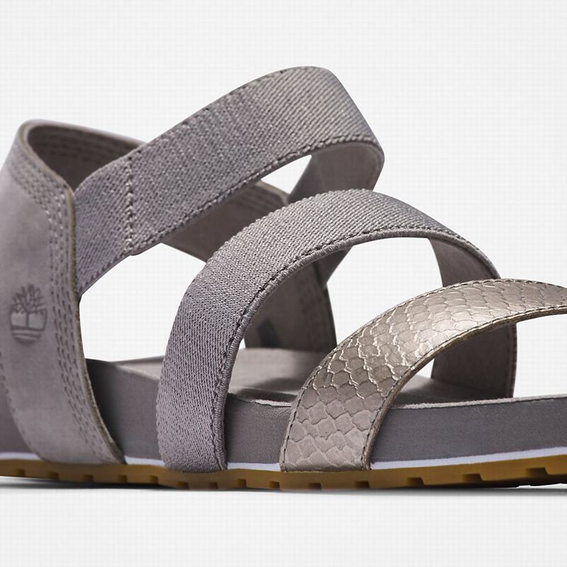 Timberland Malibu Waves Ankle-strap Sandale Sive | 40446279