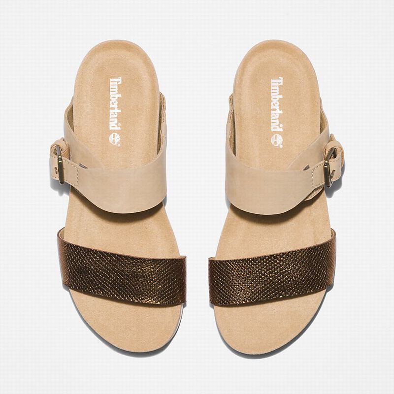 Timberland Malibu Waves Slajd Sandale Bež | 29239038