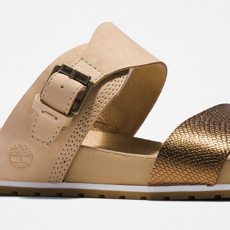 Timberland Malibu Waves Slajd Sandale Bež | 29239038