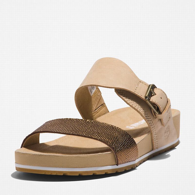Timberland Malibu Waves Slajd Sandale Bež | 29239038
