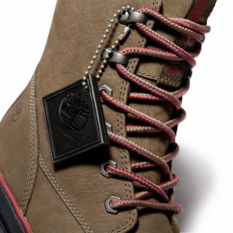 Timberland Malynn EK+ Mid Lace-Up Čizme Maslinasto Zelene | 5703649