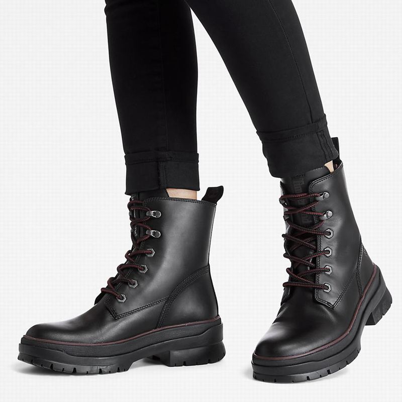 Timberland Malynn EK+ Mid Lace-Up Čizme Crne | 72437976