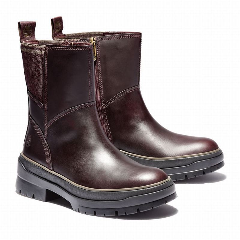 Timberland Malynn Side-zip Čizme Bordo | 76940295