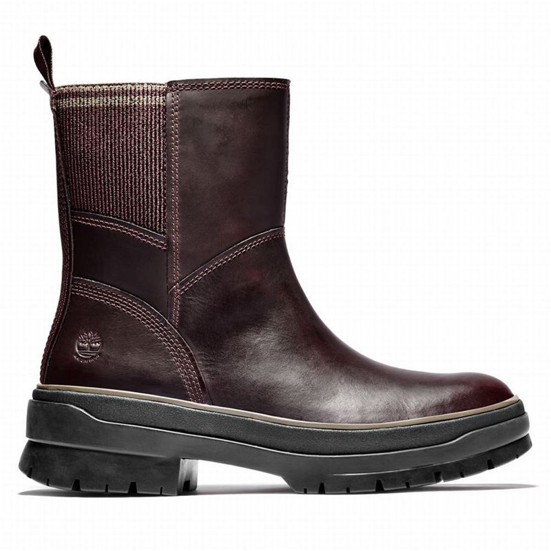 Timberland Malynn Side-zip Čizme Bordo | 76940295