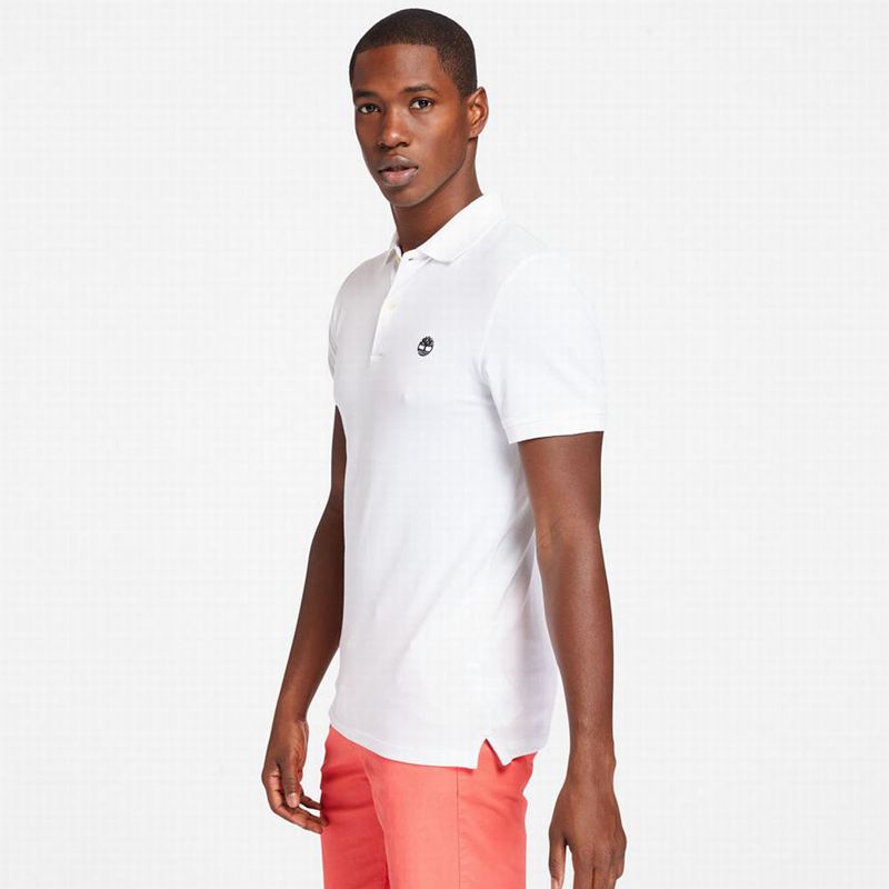 Timberland Merrymeeting River Polo Majice Bijele | 18843265