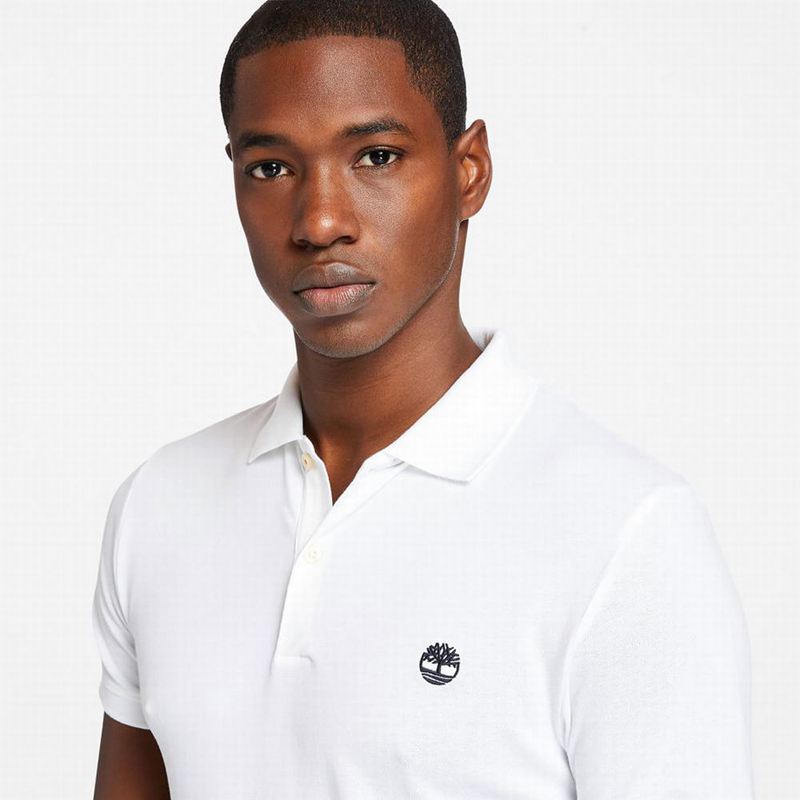 Timberland Merrymeeting River Polo Majice Bijele | 18843265