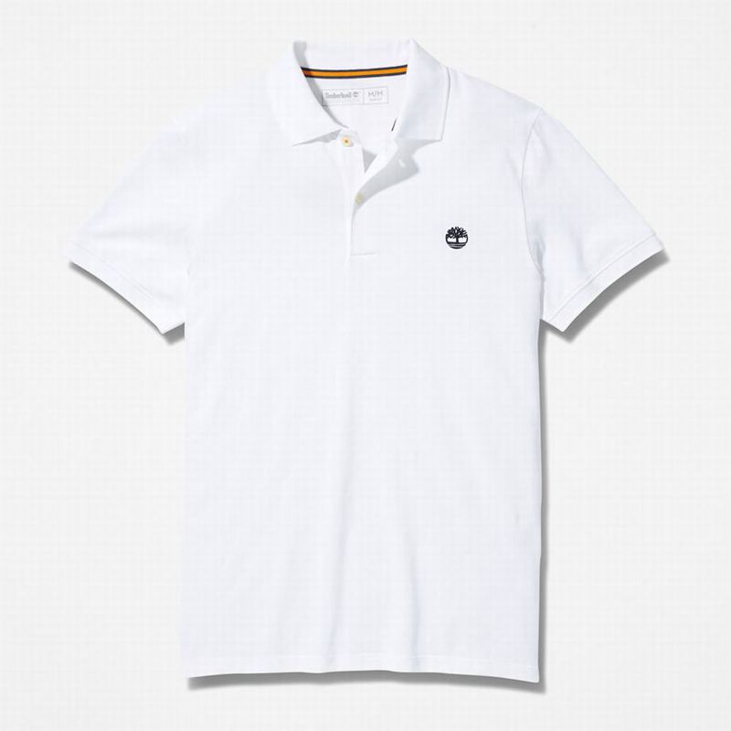 Timberland Merrymeeting River Polo Majice Bijele | 18843265