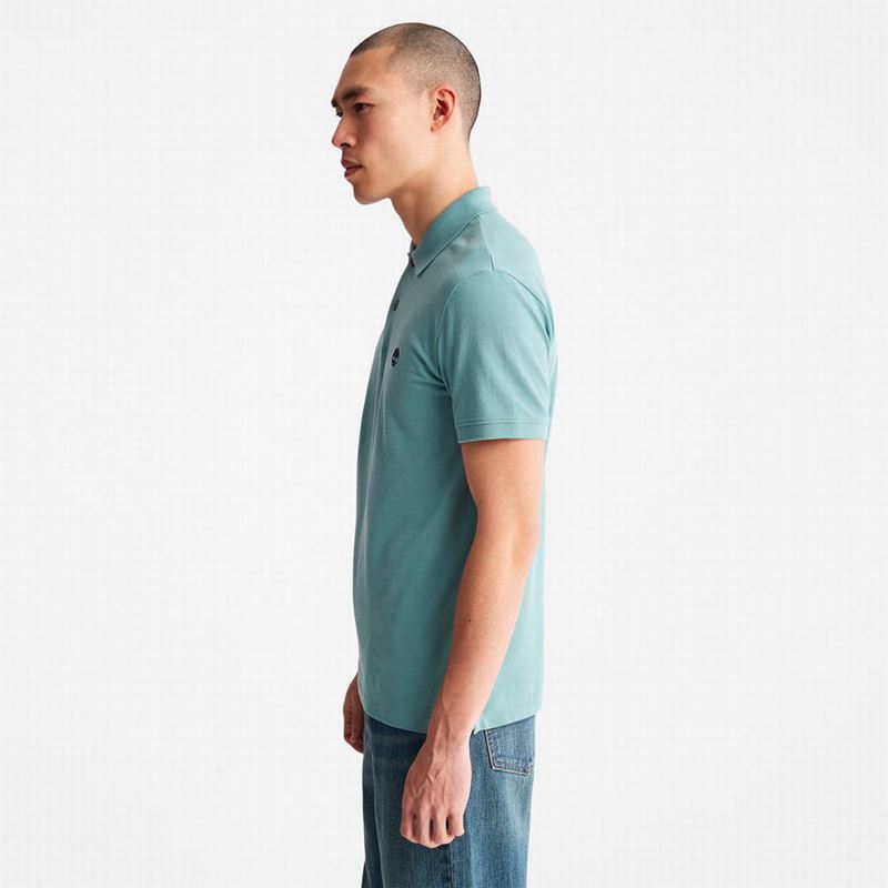 Timberland Merrymeeting River Polo Majice Tirkizne | 57246298