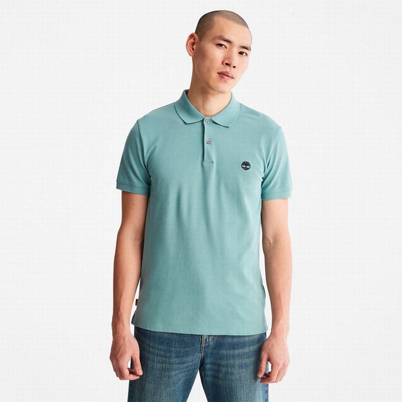 Timberland Merrymeeting River Polo Majice Tirkizne | 57246298