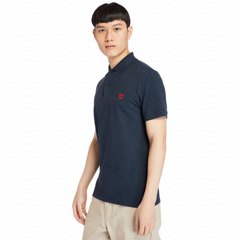 Timberland Merrymeeting River Polo Majice Tamnoplave | 58273531