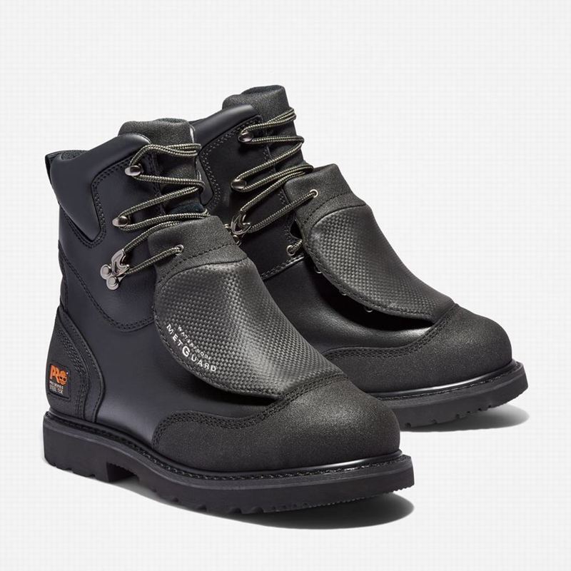 Timberland Met Guard Steel Toe Waterproof Radne Čizme Crne | 40431679