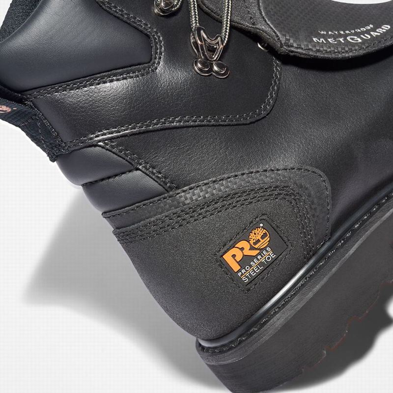 Timberland Met Guard Steel Toe Waterproof Radne Čizme Crne | 40431679