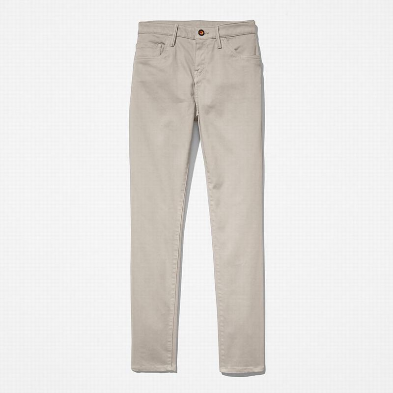 Timberland Mid-rise Super-skinny Hlače Sive | 95135256